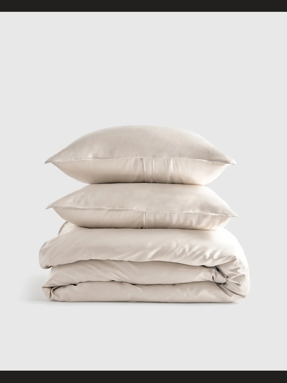 Quince Sand King/Cal King Bamboo Duvet Cover